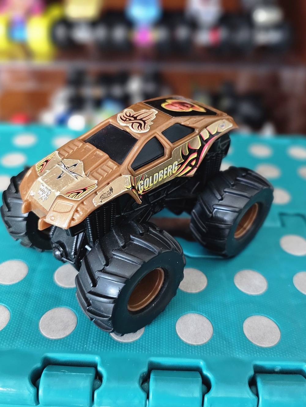 Monster Jam WWE WCW Era Goldberg Rev N Roar Monster Truck Vintage Year 2000